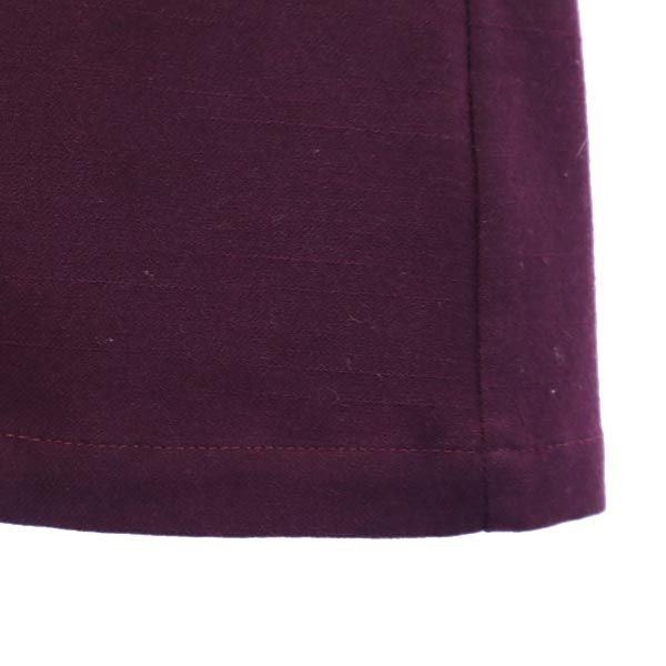 Pierre Cardin ピエールカルダン 長袖 ウールシャツ パープル系 メンズ