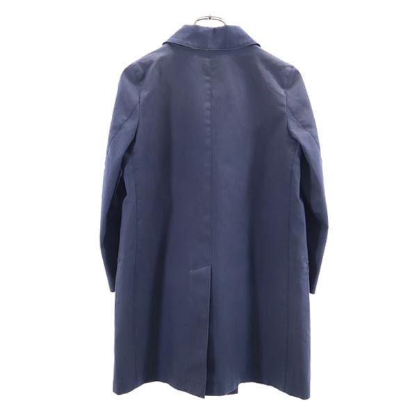 MACKINTOSH PHILOSOPHY マッキントッシュフィロソフィー 日本製 三陽商会 ノーカラーコート 36 ネイビー系 レディース