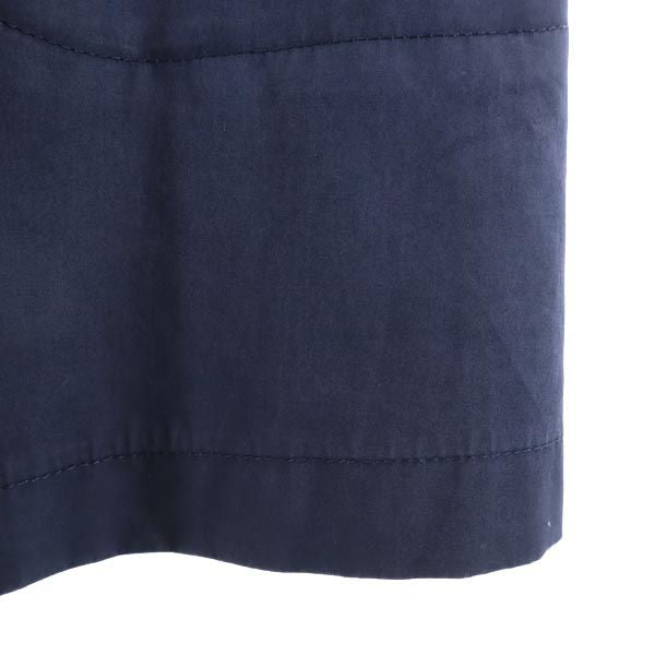 MACKINTOSH PHILOSOPHY マッキントッシュフィロソフィー 日本製 三陽商会 ノーカラーコート 36 ネイビー系 レディース