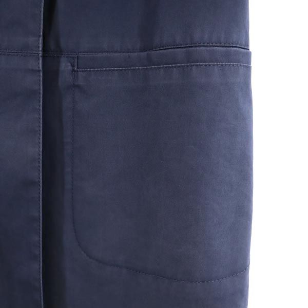 MACKINTOSH PHILOSOPHY マッキントッシュフィロソフィー 日本製 三陽商会 ノーカラーコート 36 ネイビー系 レディース