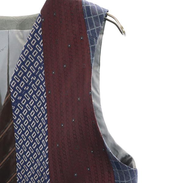 ランセル 柄 切替 ジレベスト LANCEL メンズ