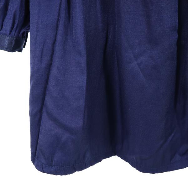 MARC JACOBS マークジェイコブス 長袖 バンドカラーシャツ M ネイビー レディース