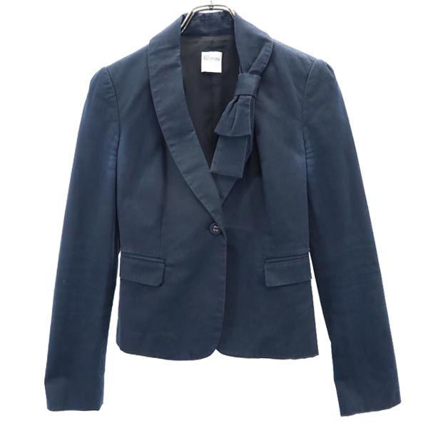 RED VALENTINO レッドヴァレンティノ イタリア製 テーラードジャケット US2 紺 レディース