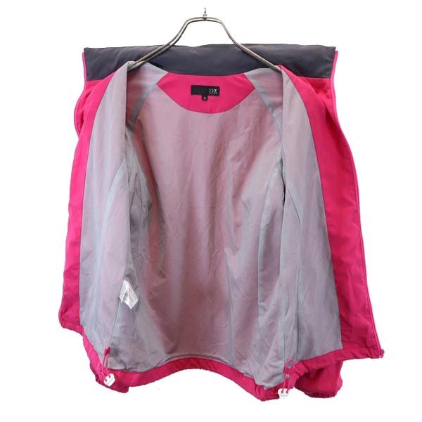 23区SPORT ロゴ ゴルフ ジャケット 2 ピンク系 ニジュウサンクスポーツ 裏トリコット レディース