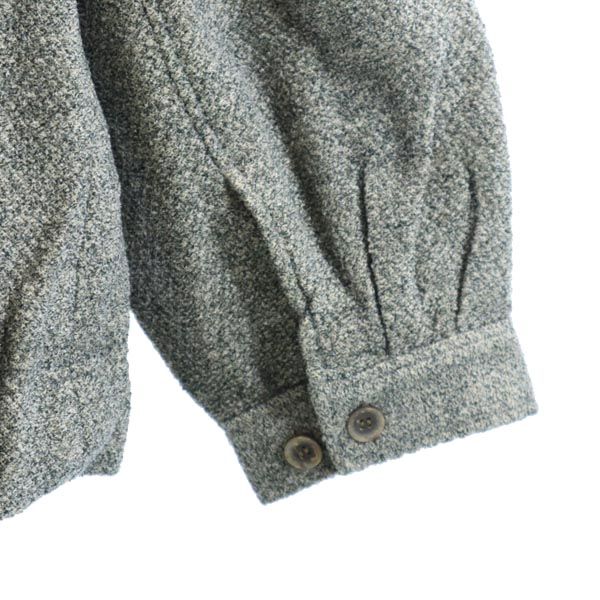 未使用 santa fe サンタフェ 日本製 バック ロゴ 刺繍 ジャケット 3 グレー系 メンズ