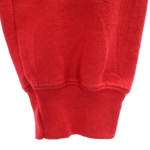 ROTHCO ロスコ USMC プリント 長袖 スウェットパーカー S 赤 メンズ