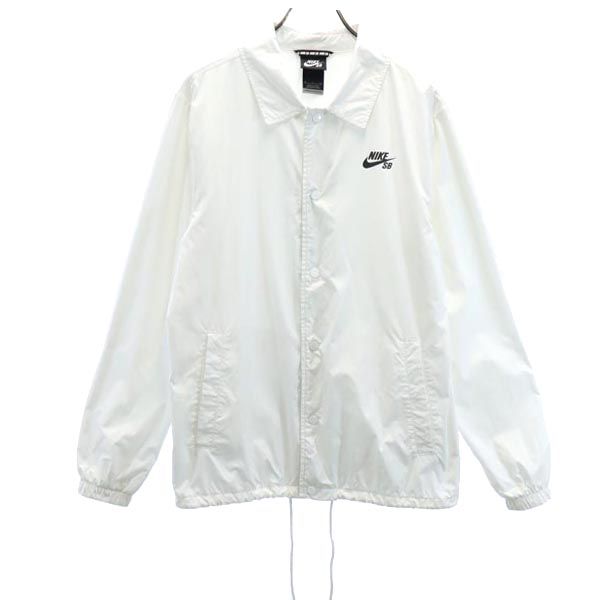 NIKE ナイキ ロゴプリント スイングトップ M 白 ジャケット 裏メッシュ メンズ