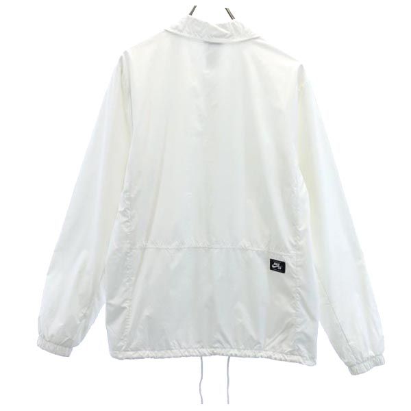 NIKE ナイキ ロゴプリント スイングトップ M 白 ジャケット 裏メッシュ メンズ
