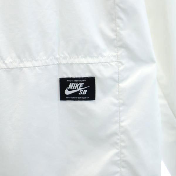 NIKE ナイキ ロゴプリント スイングトップ M 白 ジャケット 裏メッシュ メンズ