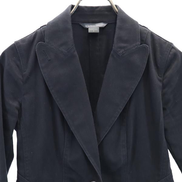 ARMANI EXCHANGE アルマーニエクスチェンジ テーラードジャケット S 黒 レディース
