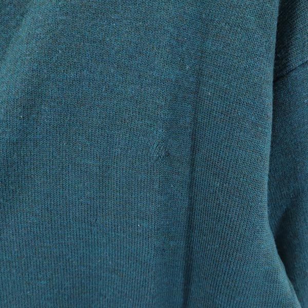 YVES SAINT LAURENT イヴサンローラン ウール 長袖 ニット M グリーン系 セーター メンズ