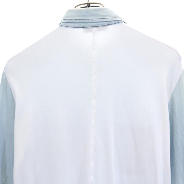 DIESEL ディーゼル 長袖 袖レイヤード シャツ S ブルー系 レディース