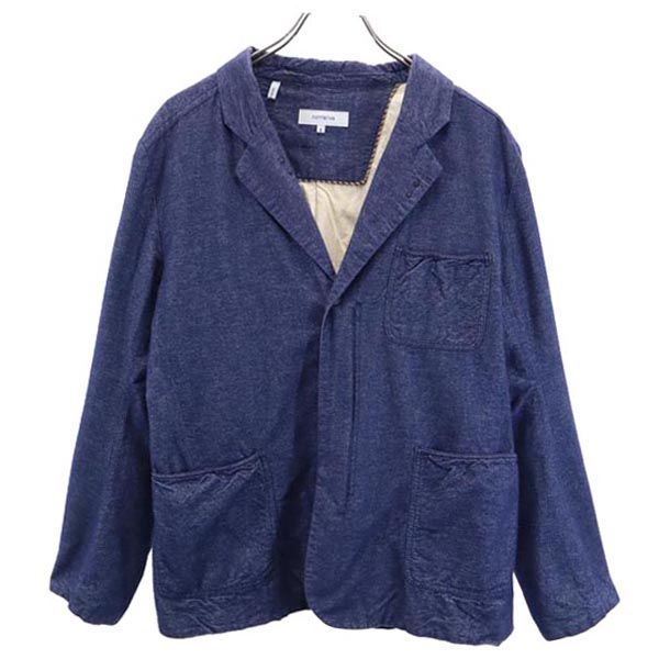nonnative ノンネイティブ 日本製 コットン テーラードジャケット 1 青 メンズ