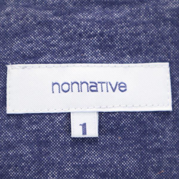 nonnative ノンネイティブ 日本製 コットン テーラードジャケット 1 青 メンズ