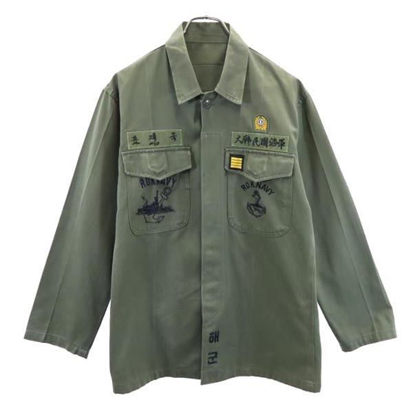 大韓民国海軍 ミリタリージャケット カーキ メンズ