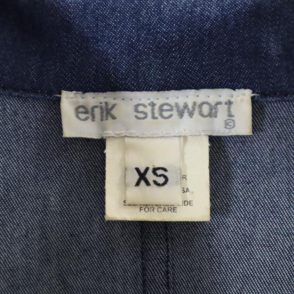 eric stewart 90s USA製 オールド デニム ステンカラーコート XS レディース