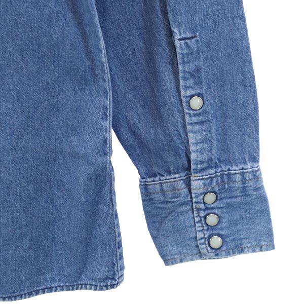 サドルキングウェスタン 長袖 デニム ウエスタンシャツ SADDLE KING WESTERN メンズ