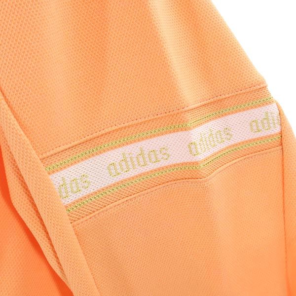adidas アディダス 80s ヴィンテージ デサント製 トレフォイルロゴ ジップジャケット S オレンジ系 メンズ
