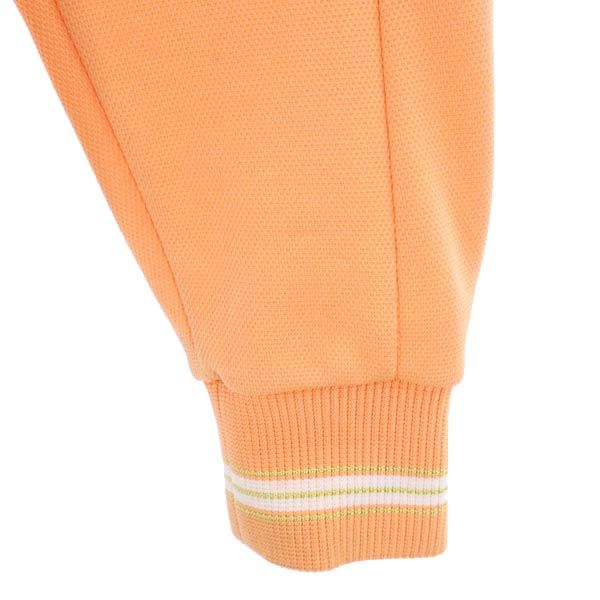 adidas アディダス 80s ヴィンテージ デサント製 トレフォイルロゴ ジップジャケット S オレンジ系 メンズ