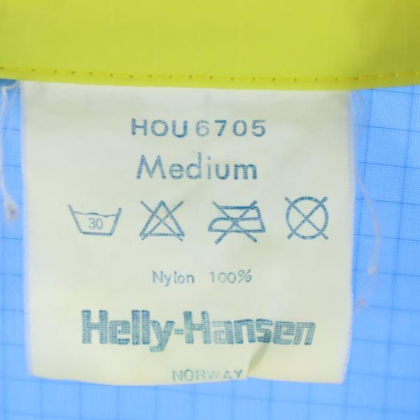 HELLY HANSEN ヘリーハンセン 80s ヴィンテージ 長袖 ナイロンジャケット M 青×黄×緑 メンズ