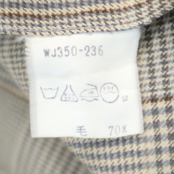 Burberrys バーバリーズ 90s ヴィンテージ ウールブレンド グレンチェック 長袖 シャツ L グレー系 メンズ