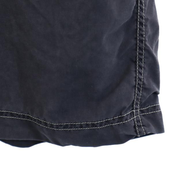 santa fe サンタフェ 英字刺繍 切替 長袖 シャツ 4 ホワイト×グレー メンズ