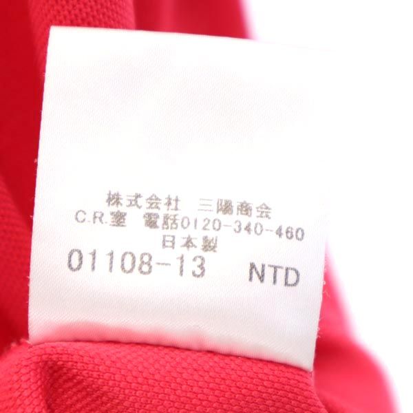 バーバリー 日本製 三陽商会 半袖 ポロシャツ 1 ピンク BURBERRY 鹿の子 レディース