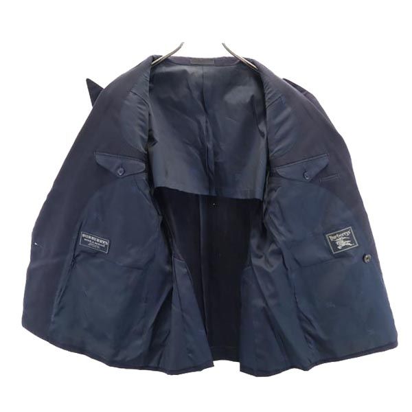 Burberrys バーバリーズ 90s モヘアブレンド ウール 長袖 テーラードジャケット 96-92-165BE4 濃紺 メンズ