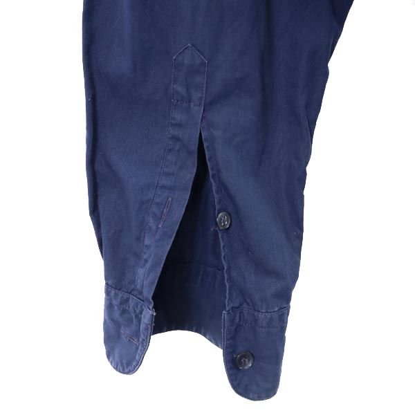 ICEBERG アイスバーグ イタリア製 プルート柄 長袖 ボタンダウンシャツ M 紺 ディズニー メンズ