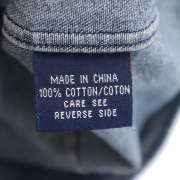 RALPH RALPH LAUREN ラルフラルフローレン ロゴ刺繍 長袖 デニムシャツ 8 キッズ