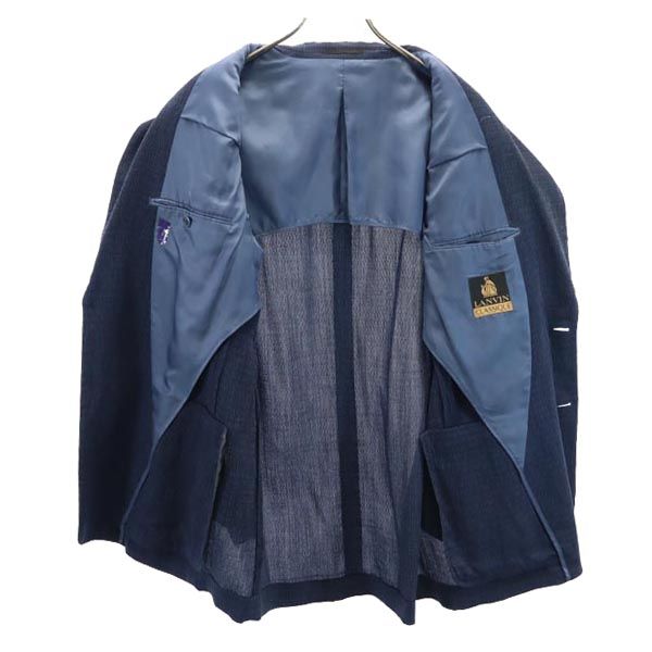 LANVIN ランバン 長袖 テーラードジャケット 50-36 紺系 メンズ