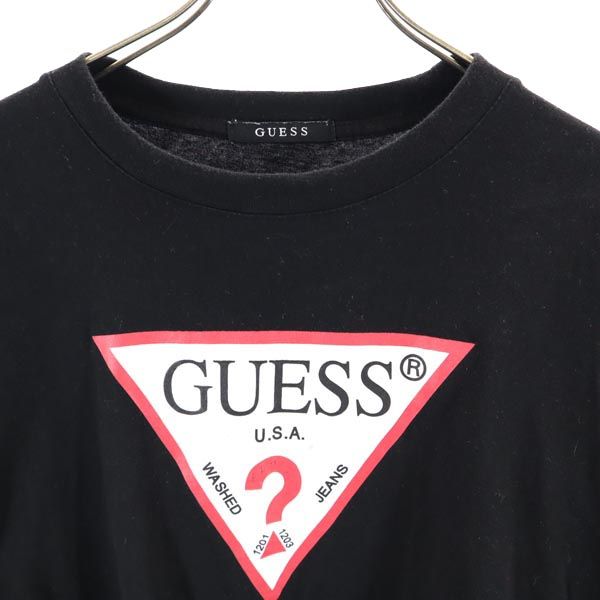 Guess ゲス ロゴプリント 半袖 Tシャツ XXS 黒 メンズ