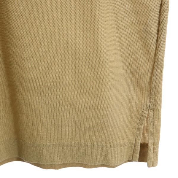 LANCEL ランセル 日本製 長袖 ポロシャツ M ベージュ メンズ