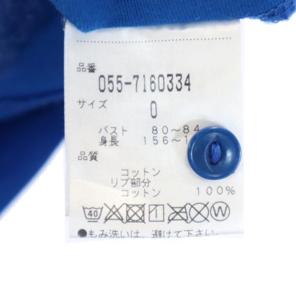 PEARLY GATES パーリーゲイツ ゴルフ 半袖 シャツ 0 ブルー系 レディース