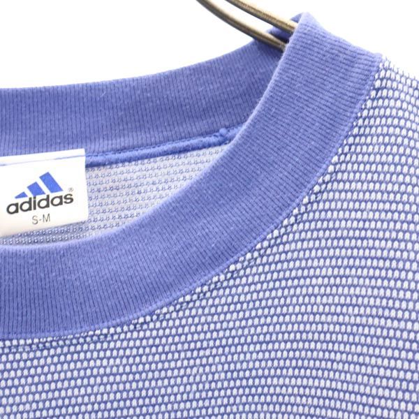 adidas アディダス 90s 日本製 半袖 Tシャツ S-M ブルー系 メンズ
