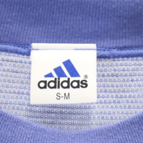 adidas アディダス 90s 日本製 半袖 Tシャツ S-M ブルー系 メンズ