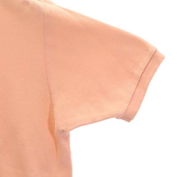 Polo by Ralph Lauren ポロバイラルフローレン 半袖 ポロシャツ 170 サーモンピンク 鹿の子 キッズ