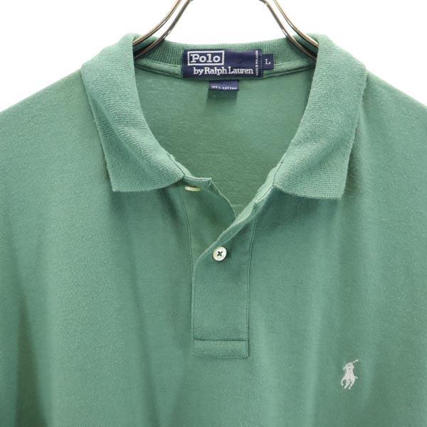 Polo by Ralph Lauren ポロバイラルフローレン 半袖 ポロシャツ L 緑系 メンズ