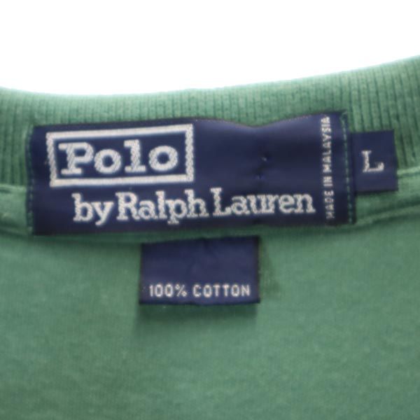 Polo by Ralph Lauren ポロバイラルフローレン 半袖 ポロシャツ L 緑系 メンズ
