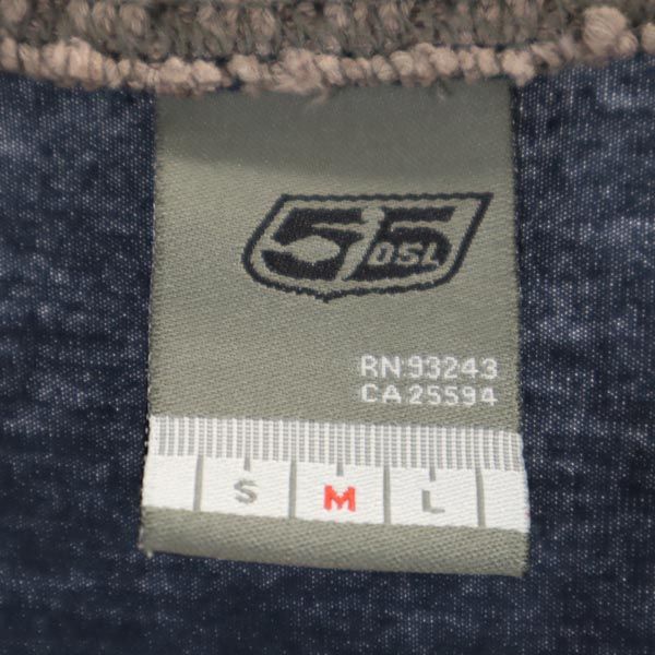 55DSL フィフティーファイブディーエスエル ロゴプリント 半袖 Tシャツ M ネイビー系 メンズ