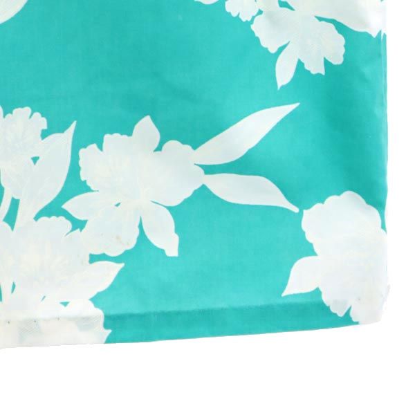 Helena's ヘレナズ 80s ハワイ USA製 ヴィンテージ 花柄 半袖 アロハシャツ グリーン系 メンズ