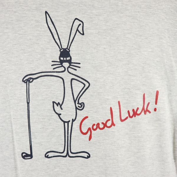 PEARLY GATES パーリーゲイツ 両面プリント 半袖 Tシャツ 4 グレー メンズ