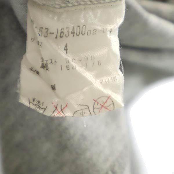 PEARLY GATES パーリーゲイツ 両面プリント 半袖 Tシャツ 4 グレー メンズ