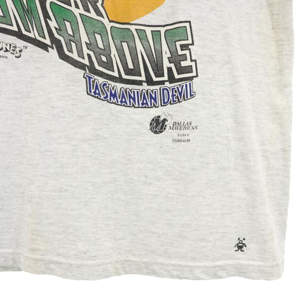 CSA 90s ワーナーブラザーズ オールド プリント 半袖 Tシャツ M グレー系 メンズ