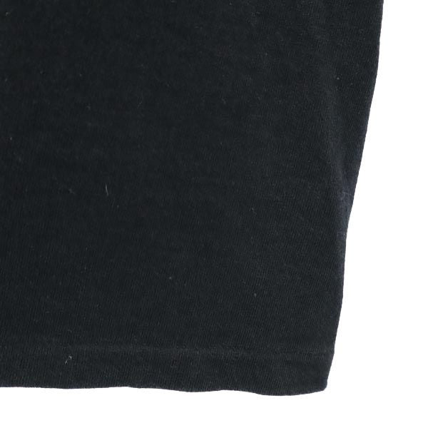 A BATHING APE アベイシングエイプ 日本製 ロゴプリント 半袖 Tシャツ L ブラック系 メンズ