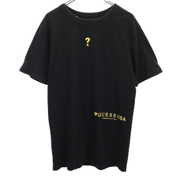 Guess ゲス ロゴプリント 半袖 Tシャツ S ブラック系 メンズ