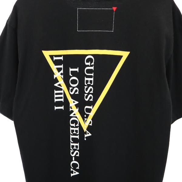 Guess ゲス ロゴプリント 半袖 Tシャツ S ブラック系 メンズ