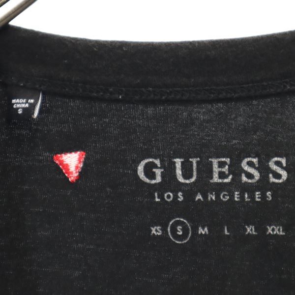 Guess ゲス ロゴプリント 半袖 Tシャツ S ブラック系 メンズ