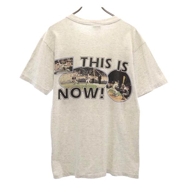 ミッキーアンリミテッド 90s オールド ミッキーマウス 半袖 Tシャツ M グレー系 メンズ