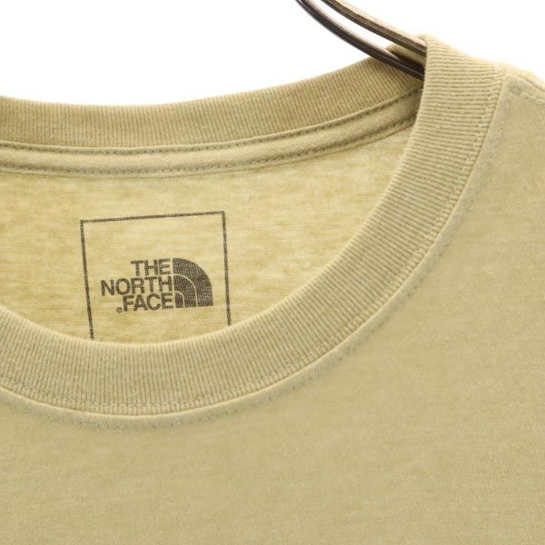 ノースフェイス ロゴプリント 半袖 Tシャツ M ベージュ系 THE NORTH FACE アウトドア メンズ